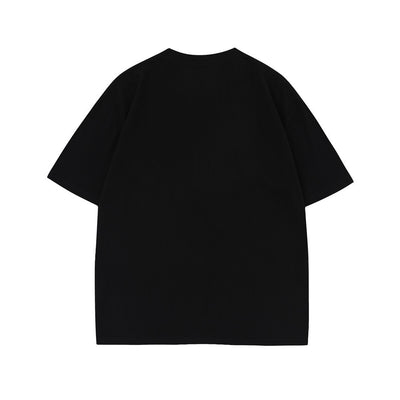 Street Fashion Ins Round Neck Half Sleeve Top