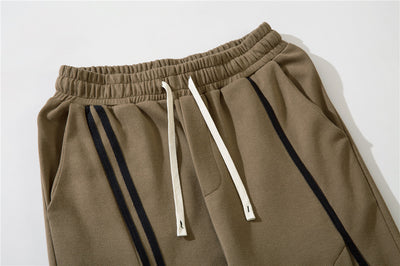 High Street Webbing Line Casual Trousers