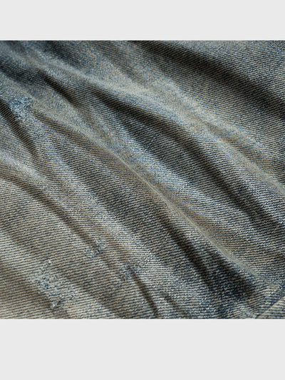 Men's Washed Fashion High Street Jeans