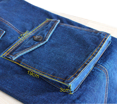Men's Work Denim Work Clothes Pants Loose And Thick, Wear-resistant And Dirt-resistant