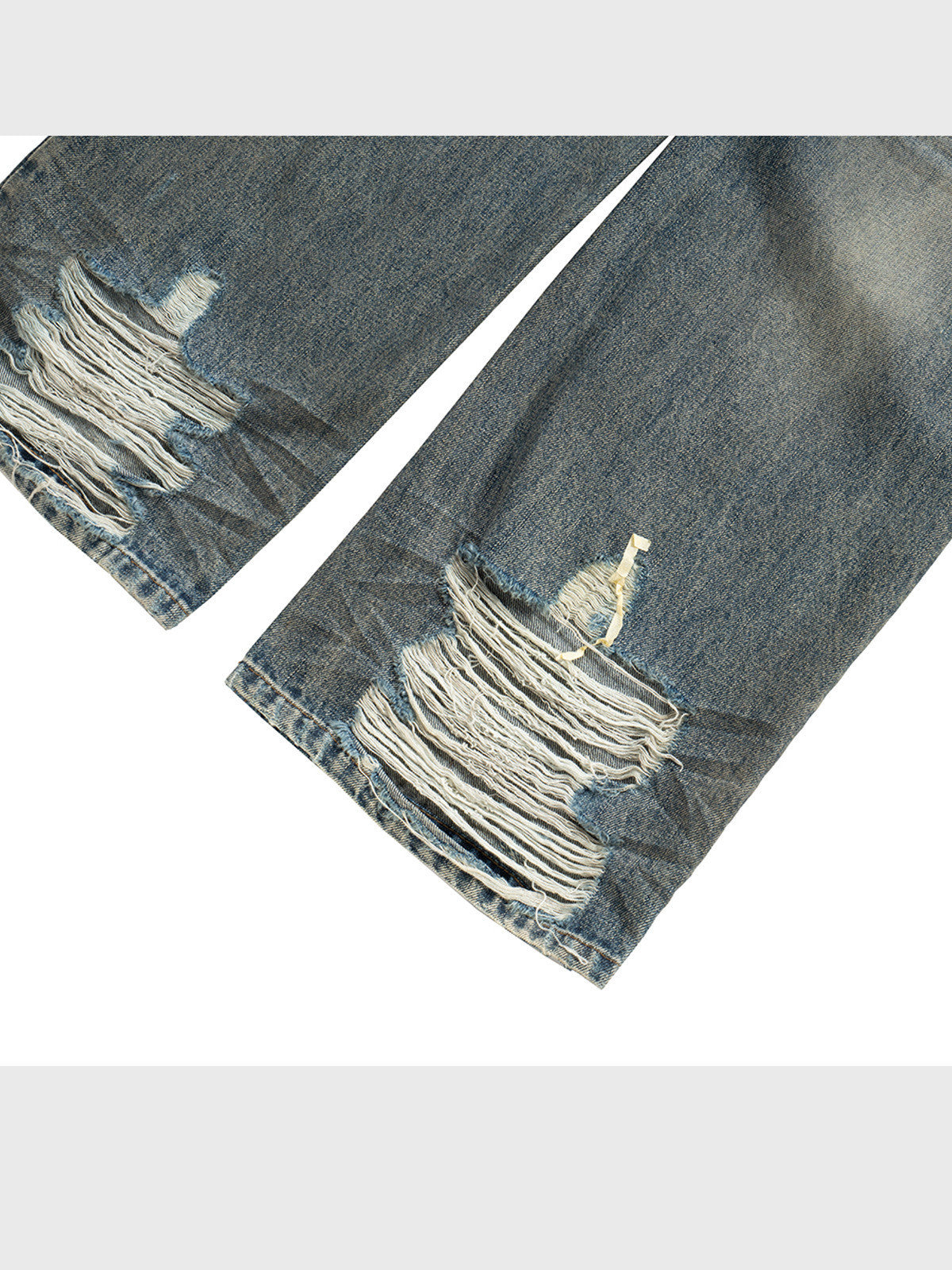 Men's Washed Fashion High Street Jeans