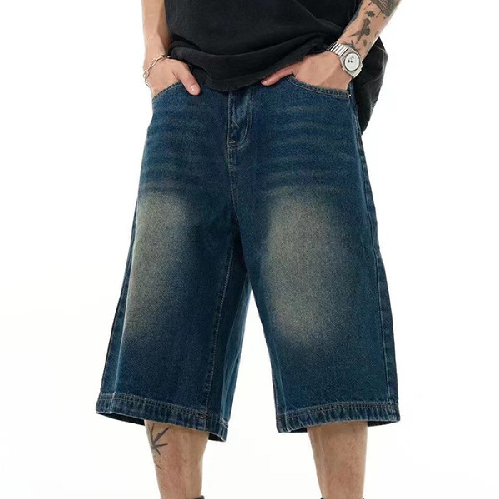 Men's American Street Casual Cropped Pants