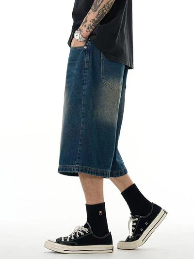 Men's American Street Casual Cropped Pants
