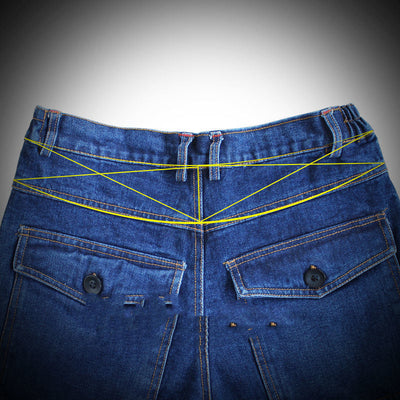 Men's Work Denim Work Clothes Pants Loose And Thick, Wear-resistant And Dirt-resistant